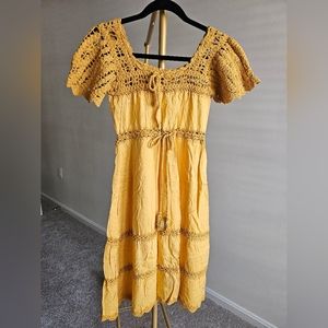 Bohemian Yellowgold Summer dress 💛